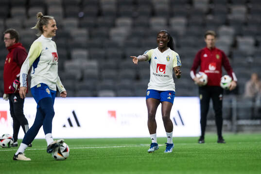 Monica Jusu Bah of Sweden of the women's national football