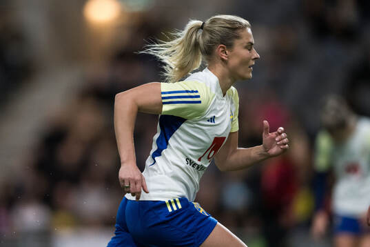 Amanda Nildén of Sweden of the women's national football
