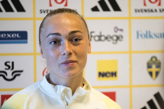 Hanna Bennison of the women's national football team of