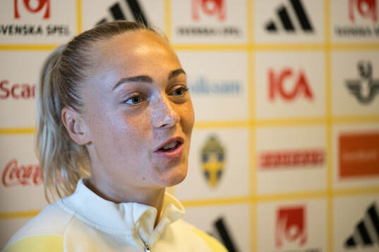 Hanna Bennison of the women's national football team of