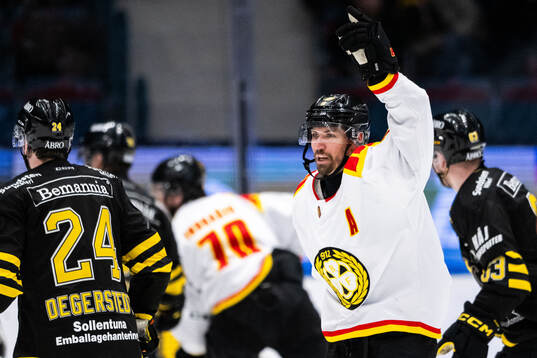 Brynäs Anton Rödin jublar