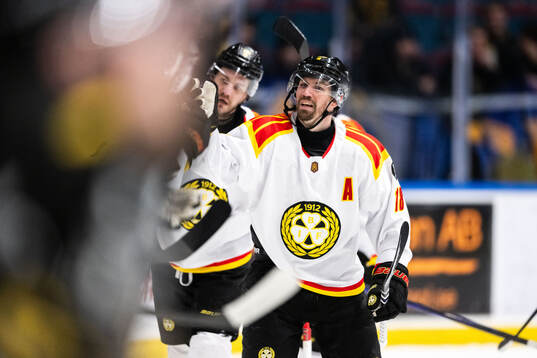 Brynäs Anton Rödin jublar