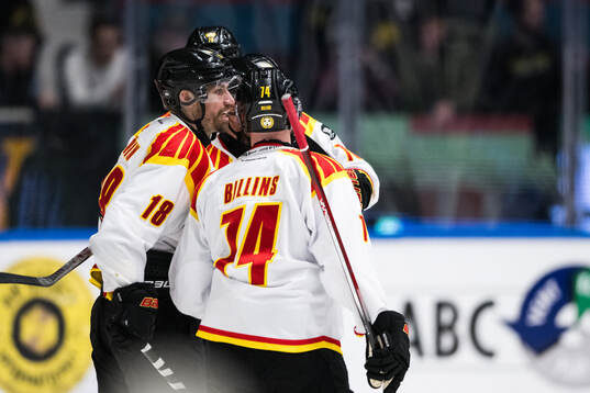 Brynäs Anton Rödin jublar