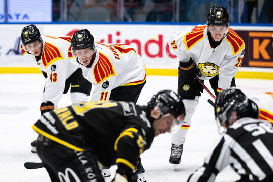 Brynäs Noel Nordh, Oliver Tärnström och Kasper Larsen