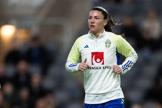 Pauline Hammarlund of the women's national football team of