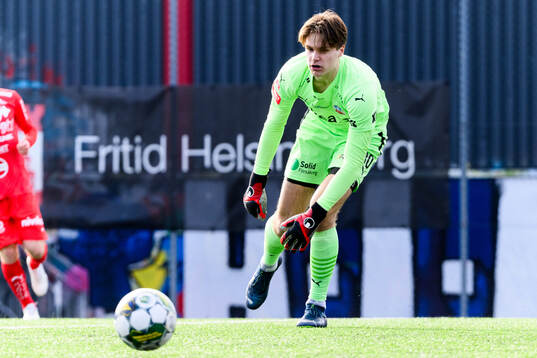 Helsingborgs målvakt Nils Arvidsson