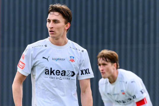 Helsingborgs Wilhelm Nilsson och Thomas Pauck Rogne