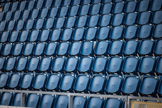 Läktaren på Södertälje fotbollsarena
