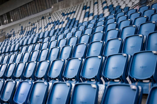 Läktaren på Södertälje fotbollsarena
