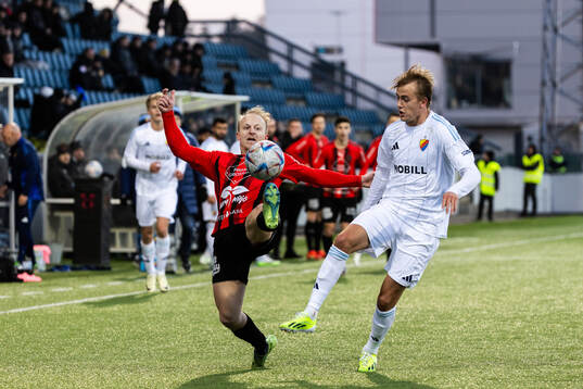 Nordic Uniteds Oskar Alvers och Djurgårdens Oskar Fallenius