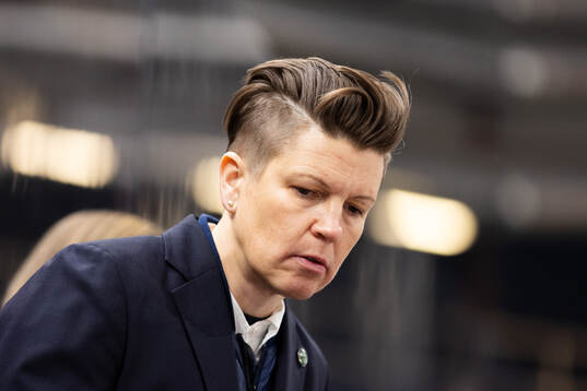 Frölundas tränare Erika Holst