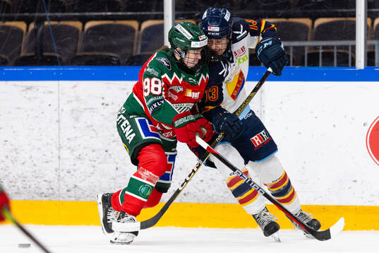 Frölundas Felicia Linder och Djurgårdens Anneke Linser