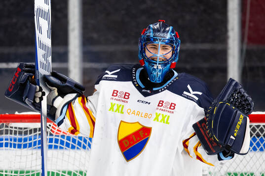 Djurgårdens målvakt Ida Boman jublar