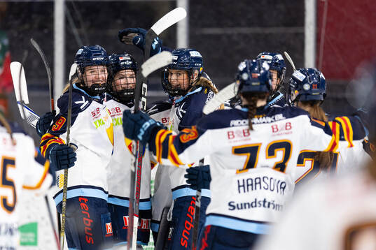 Djurgårdens spelare jublar
