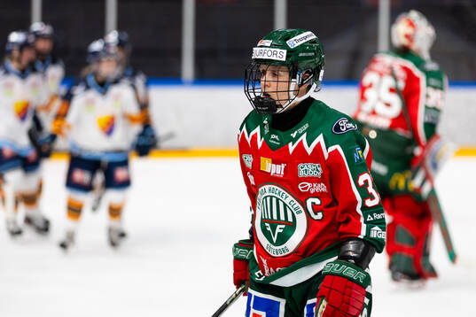 Frölundas Michelle Karvinen deppar