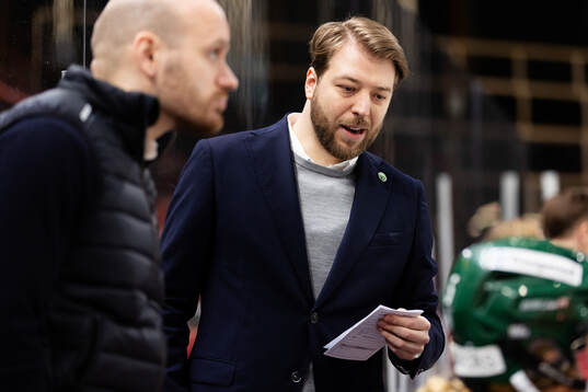 Frölundas assisterande tränare Marcus Anselm