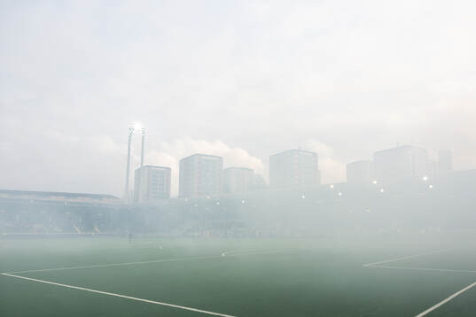 Rök från pyroteknik