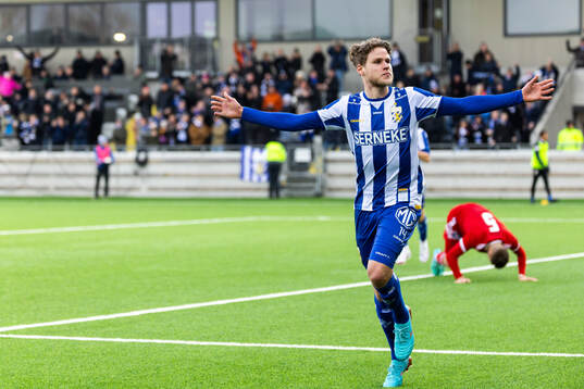 IFK Göteborgs Gustaf Norlin jublar
