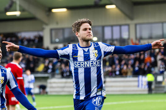 IFK Göteborgs Gustaf Norlin jublar