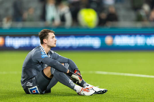 GIF Sundsvalls målvakt Jonas Olsson deppar