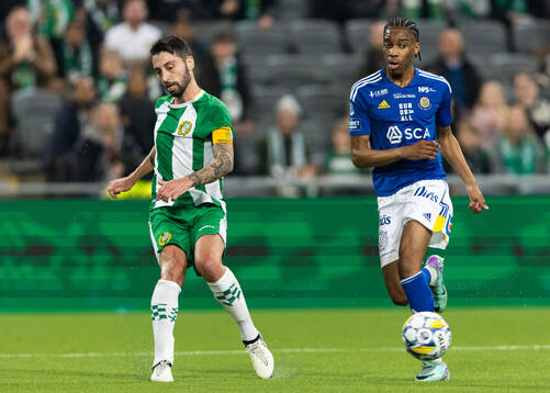 Hammarbys Nahir Besara och GIF Sundsvalls Ahmed Gibrill