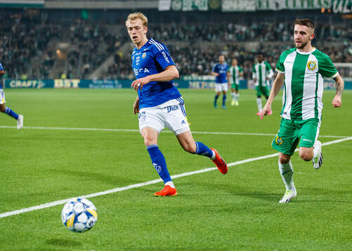 GIF Sundsvalls Pontus Lindgren och Hammarbys Anton Kralj