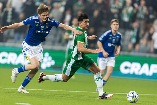 GIF Sundsvalls Anton Mossnelid och Hammarbys Jusef Erabi