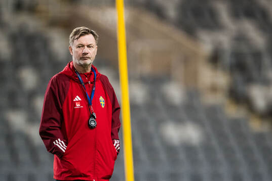 Head coach Peter Gerhardsson of Sweden