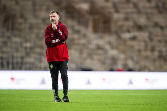 Head coach Peter Gerhardsson of Sweden