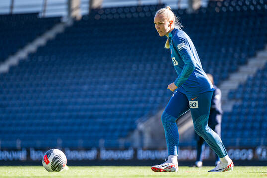 Maria Thorisdottir of the Norwegian women's national