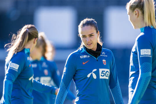 Guro Reiten of the Norwegian women's national football team