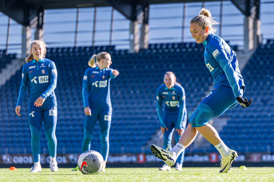 Guro Bergsvand of the Norwegian women's national football