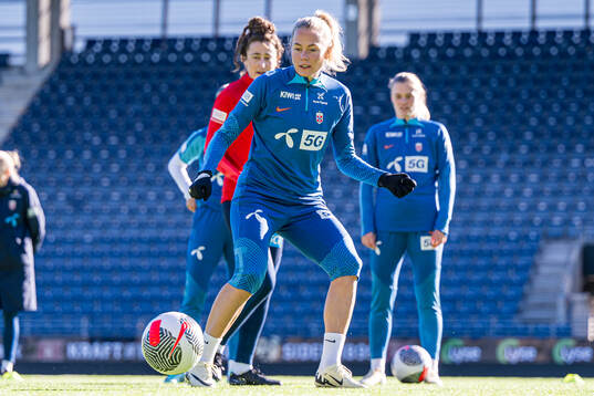 Guro Bergsvand of the Norwegian women's national football
