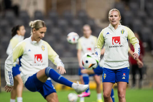 Emma Kullberg and Josefine Rybrink of Sweden