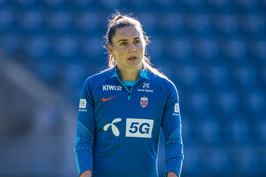 Vilde Bøe Risa of the Norwegian women's national football