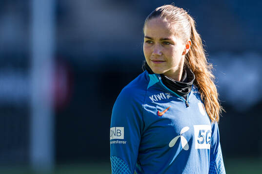 Guro Reiten of the Norwegian women's national football team