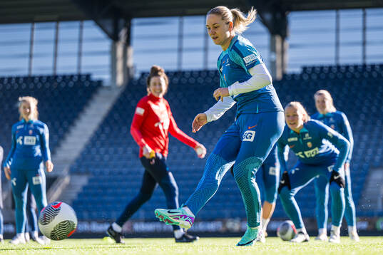 Lisa Fjeldstad Naalsund of the Norwegian women's national