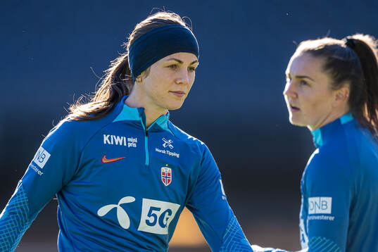 Tuva Hansen of the Norwegian women's national football team