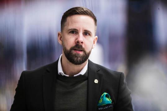 Björklövens tränare Viktor Stråhle