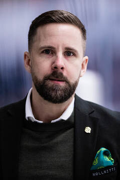 Björklövens tränare Viktor Stråhle