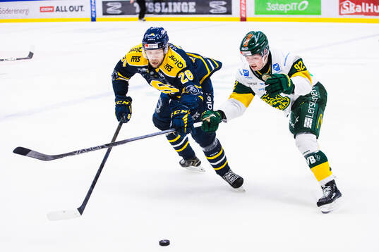 Södertäljes Emil Alba och Björklövens Viljami Juusola