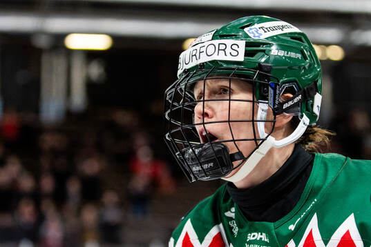 Frölundas Michelle Karvinen jublar
