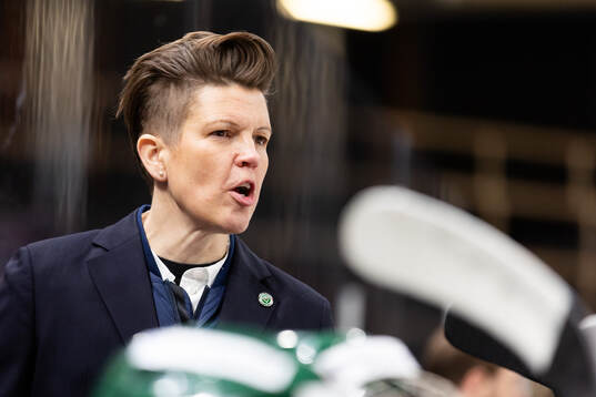 Frölundas tränare Erika Holst