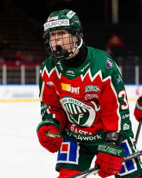 Frölundas Michelle Karvinen jublar