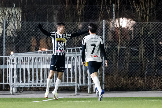 Landskronas Robin Dzabic jublar