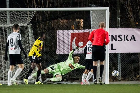BK Häckens målvakt Andreas Linde