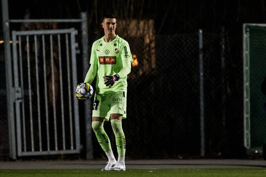 BK Häckens målvakt Andreas Linde
