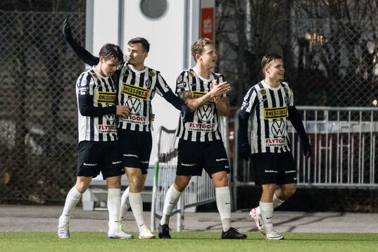 Landskronas Robin Dzabic jublar