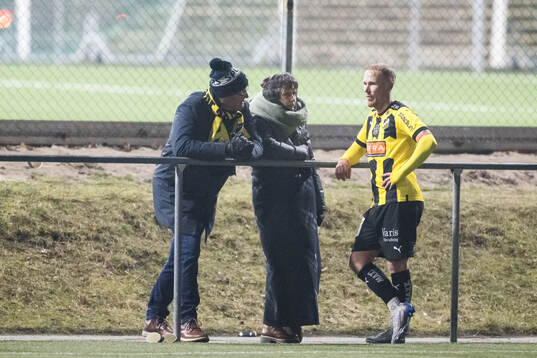 BK Häckens Mikkel Rygaard Jensen deppar