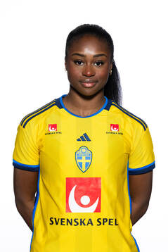 Monica Jusu Bah of the Swedish women's national football